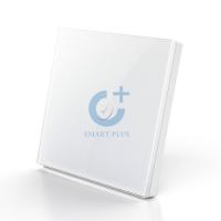 智能觸控平面鋼化玻璃式一位開關(guān)面板_百仕誠(chéng)