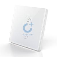 智能觸控平面鋼化玻璃式二位開關(guān)面板_百仕誠(chéng)